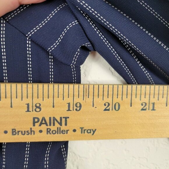 Pendleton Women's Blazer Suit Separates Navy Blue Striped Size 8 Career Office - Picture 10 of 10